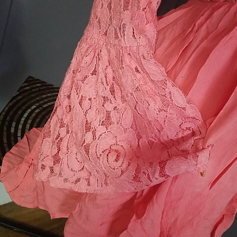MUST SEE Lace Victorian Stlye BoHo Dress - Picture 4 of 8